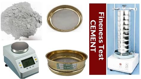 how to check cement fineness